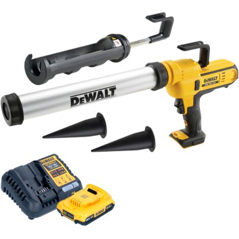 DeWalt DCE 581 D1K Akku Kartuschenpistole 18 V 310 ml + 1x Akku 2,0 Ah + Ladegerät + Koffer