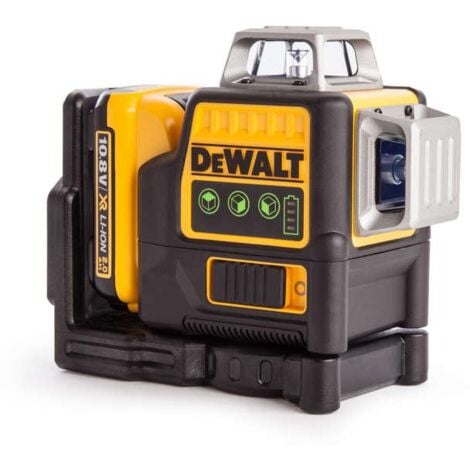DeWalt DCE089D1G18-GB 18V/12V 3x360Â° Green Beam Multi-Line Laser Kit