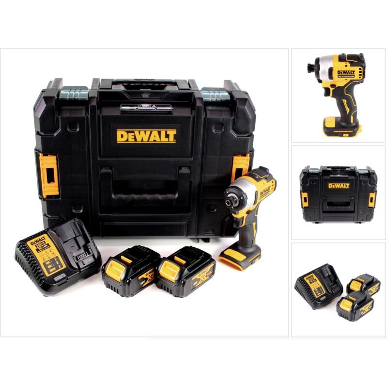 DeWalt DCF 809 M2T Visseuse à chocs sans fil 18 V Brushless Li Ion + Coffret de transport T STAK + 2x Batteries 4 0 Ah + Chargeur