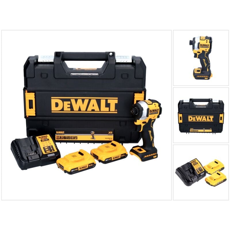 Dewalt - dcf 850 D2 Visseuse à chocs sans fil 18 v 205 Nm 1/4' brushless + 2x Batteries 2,0 Ah + Chargeur + Coffret tstak