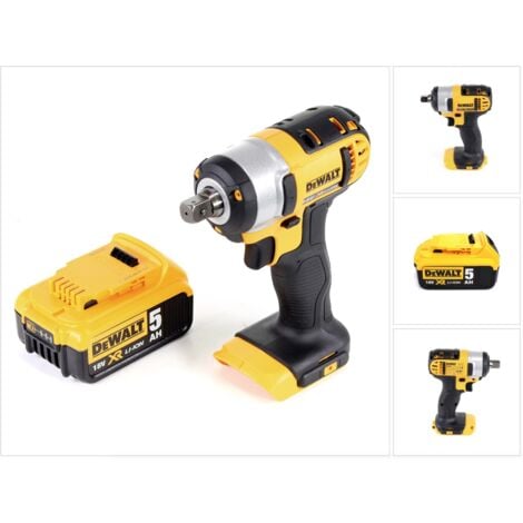 DeWALT Utensili - Avvitatore a percussione AKU 18V, 2x batterie 5,0 Ah XR  DCD805P2T