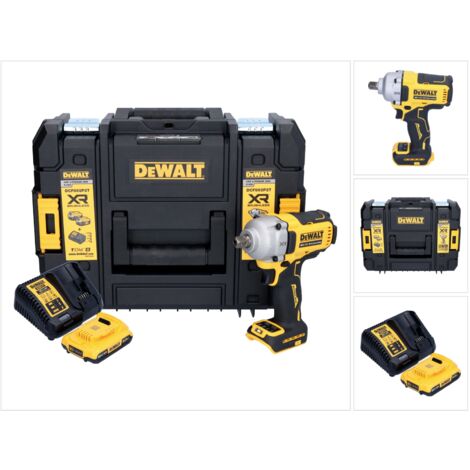 DeWalt DCF 892 D1T Akku Schlagschrauber 18 V 813 Nm 1/2" Brushless + 1x Akku 2,0 Ah + Ladegerät + TSTAK