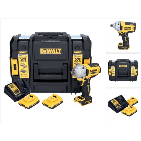 DeWalt DCF 892 D2T Akku Schlagschrauber 18 V 813 Nm 1/2" Brushless + 2x Akku 2,0 Ah + Ladegerät + TSTAK