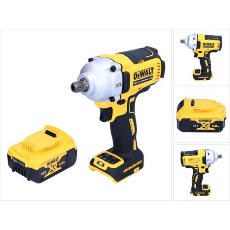 DeWalt DCF 892 N Clé à choc sans fil 18 V 812 Nm 1/2'' Brushless + 1x batterie 5,0 Ah - sans chargeur