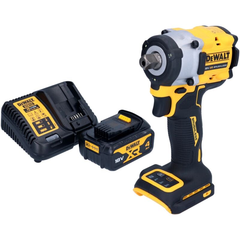 Dcf 922 M1 Clé à choc sans fil 18 v 406 Nm 1/2'' Brushless + 1x batterie 4,0 Ah + chargeur - Dewalt