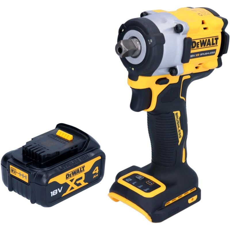 DeWalt DCF 922 N Clé à choc sans fil 18 V 406 Nm 1/2'' Brushless + 1x batterie 4,0 Ah - sans chargeur