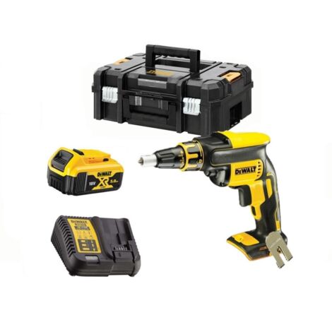 Dewalt DCF620P1T-QW Set d'outils à batteries 18V - Visseuse plaques de plâtre (1x batterie 5.0Ah) dans TSTAK - Moteur sans charbon