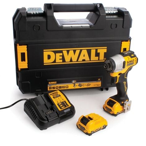 DeWalt DCF801D2-GB 12V XR Brushless Sub- Compact Impact Driver 2X2.0AH