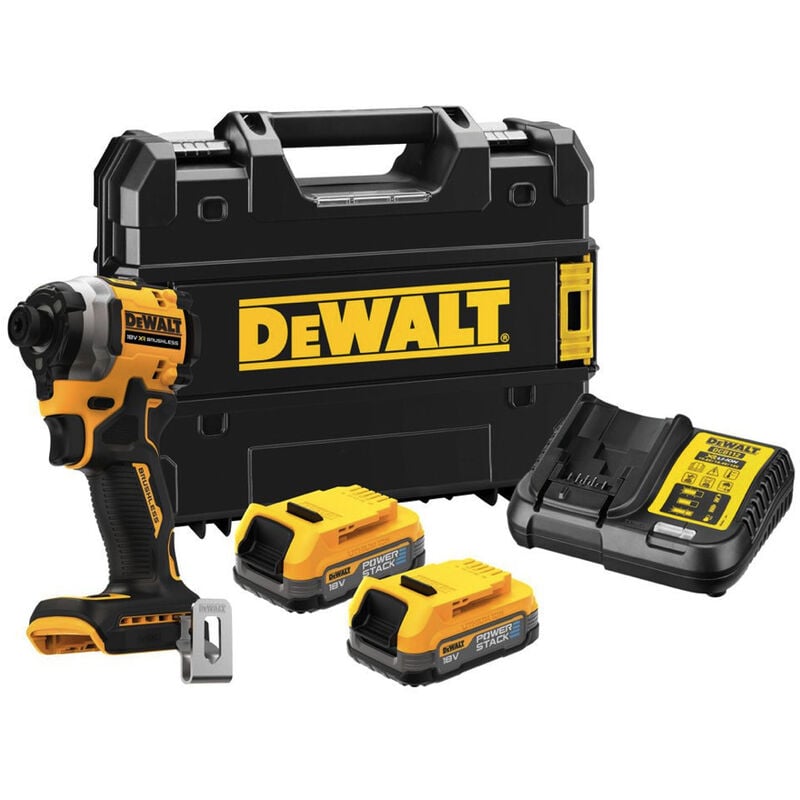Dewalt Dcf850 18V Xr Brushless Ultra Compact Impact Driver 2 X 1.7Ah Li