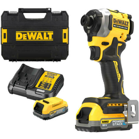 Dewalt DCF850E2T Visseuse à chocs ultra compacte XR 18V 1,7Ah Li-Ion Brushless – POWERSTACK