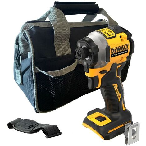 Dewalt DCF850N 18v XR Brushless Ultra Compact Impact Driver Bare + Tool Bag
