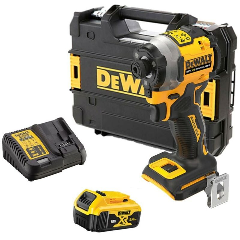 Dewalt DCF850P1T-QW Visseuse à chocs ultra compacte XR 18V 1 X 5AH Li-Ion Brushless