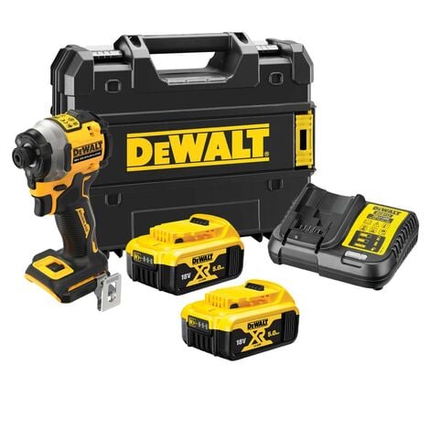 Dewalt DCF850P2T 18v XR Brushless Ultra Compact Impact Driver + 2x 5ah Batteries