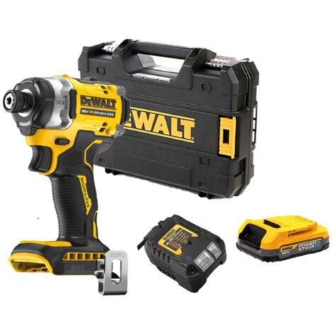 Dewalt DCF860E1T-QW Visseuse à chocs XR 282Nm 18V 1 x 1,7Ah PowerStack + chargeur en Coffret TSTAK
