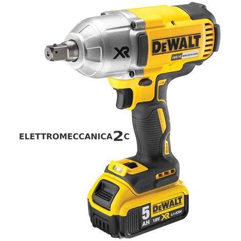 DEWALT DCF899P2-QW avvitatore impulsi 18v brushless 2 batterie 5ah 3velocita&039 950Nm attacco 1/2&quot