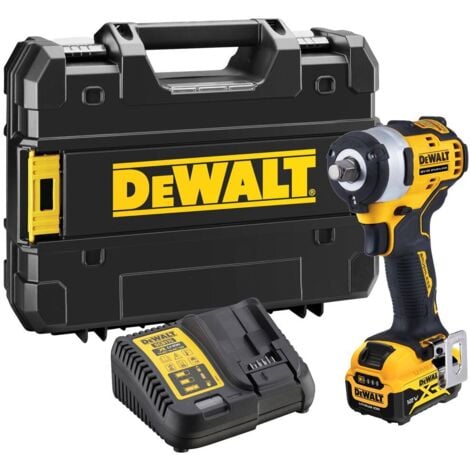 DeWALT DCF901P1 12V XR Brushless 1/2 Impact Wrench - 1x 5Ah Battery, Charger & TSTAK Case