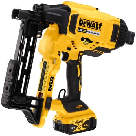 DeWalt DCFS950P2 18V XR Brushless Fencing Stapler 2 x 5.0Ah Batteries