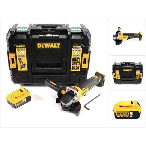 DeWalt DCG 406 NT Meuleuse d'angle sans fil 18V 125mm Brushless + 1x batterie 5,0Ah + TSTAK - sans chargeur
