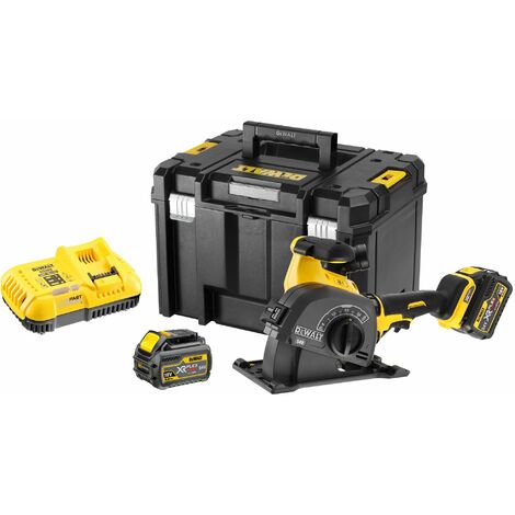 Dewalt DCW682NT-XJ Lamelleuse, Fraiseuse à lamelles 18V XR brushless avec  coffret T-STAK