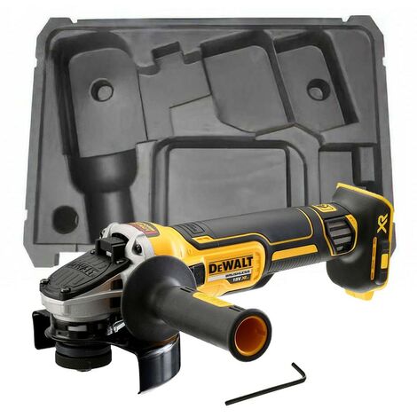 Dewalt DCG405N 18v XR Brushless Cordless 125mm Angle Grinder Bare + Tstak Inlay