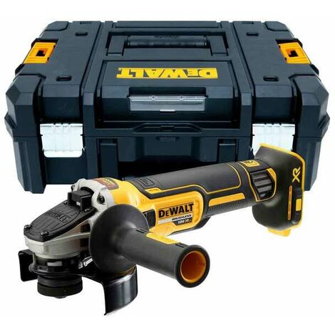 Dewalt Dcg405nt Meuleuse Li Ion 18v Machine Seule Dans Tsak 125mm Moteur Brushless