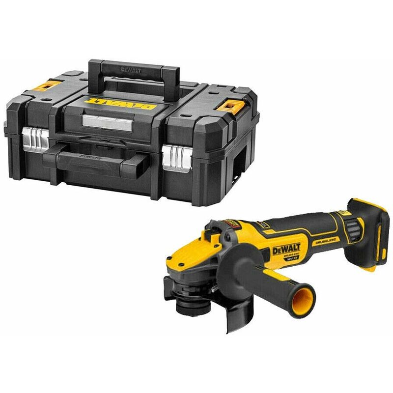 DeWalt DCG409NT Cordless 18V 125mm XR FLEXVOLT Advantage High Power Grinder With Case