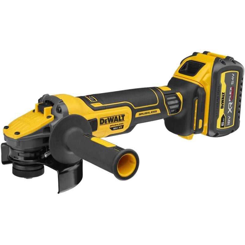 Dewalt - DCG409T1-GB 18v xr High Power 125mm Grinder With Flexvolt Advantage 1 x 6Ah Battery