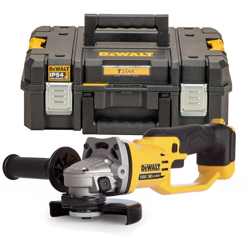 Dewalt - DCG412N 18v XR Cordless 125mm Angle Grinder Bare + Tstak 2.0 IP54 Case