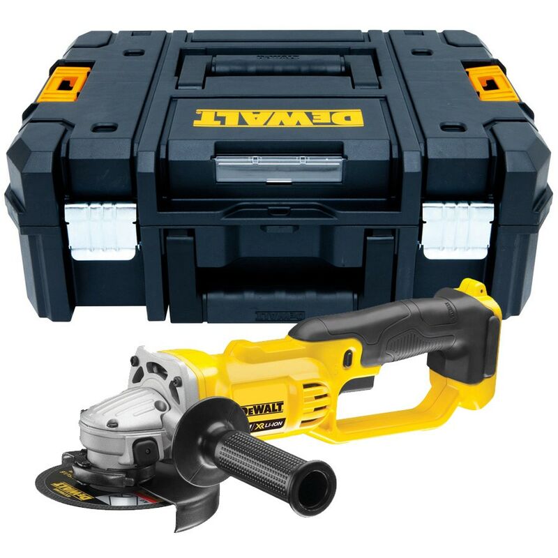 Dewalt - DCG412N 18v XR Cordless 125mm Angle Grinder Bare Unit + Tstak Carry Case