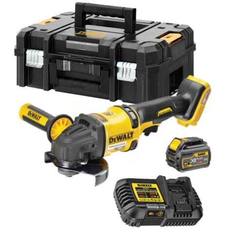 Dewalt DCG418T1-QW Meuleuse XR - 125mm - 54V - XR Flexvolt - 1 x 6,0 Ah + chargeur en T-Stak