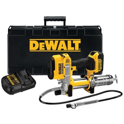 DeWALT DCGG571M1-GB 18V XR Li-Ion Grease Gun 1 x 4.0Ah Battery
