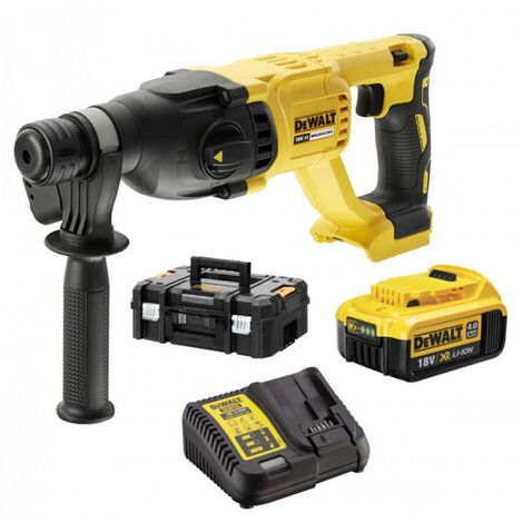DeWalt DCH133M1 Perforateur SDS-plus à batteries 18V Li-Ion (1x batterie 4.0Ah) dans coffret - 2,6J