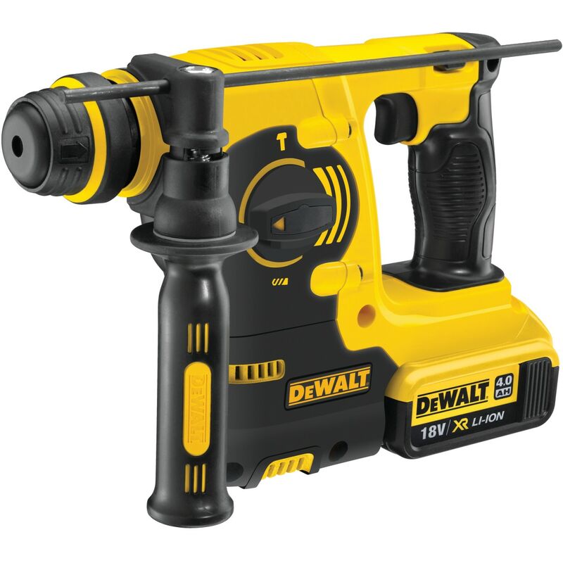 

Dewalt DCH253M2-QW Martillo Electroneumático XR SDS-Plus 18V 2,1J 3 Modos con 2 baterías Li-Ion 4,0Ah y maletín