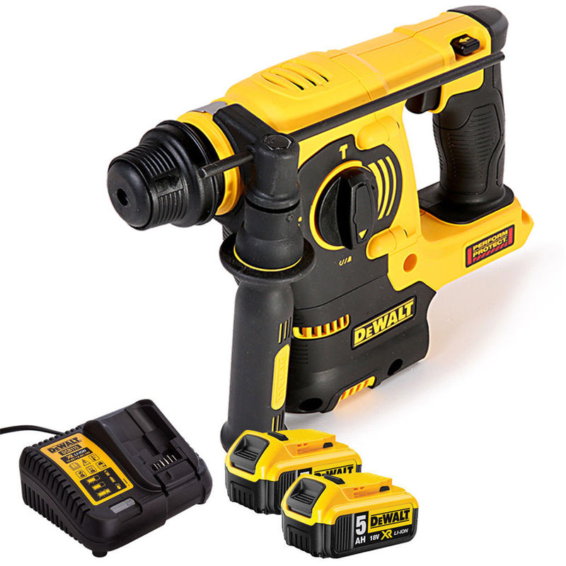 Dch253n 18V Xr Li-Ion Sds + Rotary Hammer Drill With Case:18V - Dewalt ...