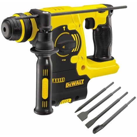 Dewalt DCH253N 18V SDS+ Rotary Hammer Drill with 4 Piece Chisel Set
