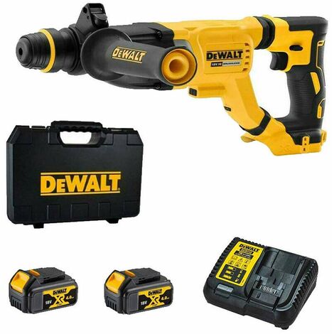 DeWalt DCH263M2 Cordless 18V XR Brushless 3.0J SDS+ Rotary Hammer Drill With 2x4Ah Batts, Charger And Carry Case