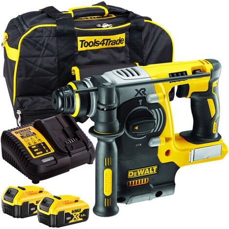 DeWalt DCH273N 18V Brushless SDS+ Rotary Hammer Drill with 2 x 5.0Ah Batteries & Charger in Case