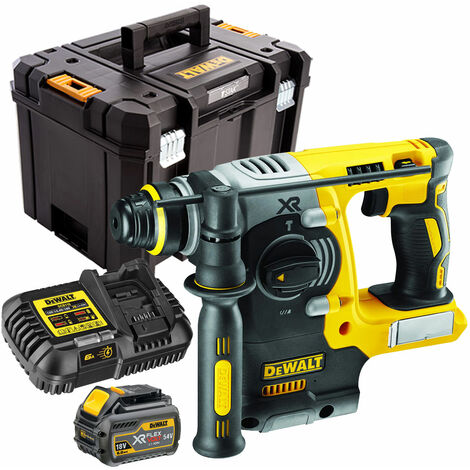 Dewalt DCH273T1 18V Brushless SDS+ Hammer Drill with 1 x 6.0Ah Battery & Charger in TSTAK:18V