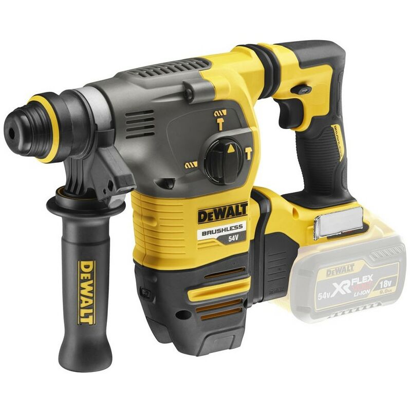 Dewalt - DCH333N 54v xr FlexVolt Brushless sds+ Hammer Drill Flex Volt - Bare Tool