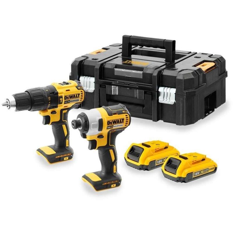 Perceuse-Visseuse DeWalt DCK2060D2T-QW – Percussion DDF778 & Visseuse à Chocs DCF787, 2x 2.0Ah - vue 2