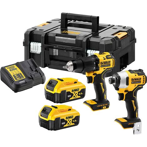 DeWALT DCK2062M2T DCD709 Akku Schlagbohrschrauber DCF809 Akku-Schlagschrauber 18V 2x4Ah