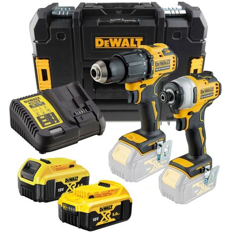 Dewalt DCK2062MP2 18v Brushless DCD709 Combi Drill DCF809 Impact Driver 4 + 5ah