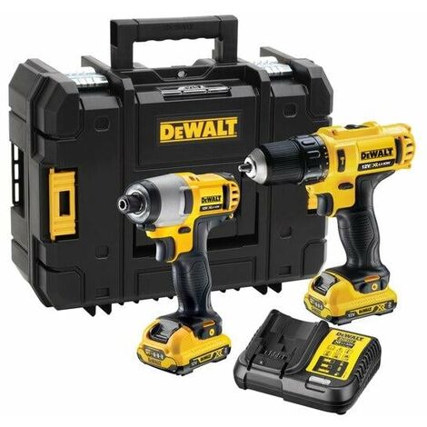 DeWALT DCK218D2T-GB 10.8V Combo Kit With Impact Driver TSTAK