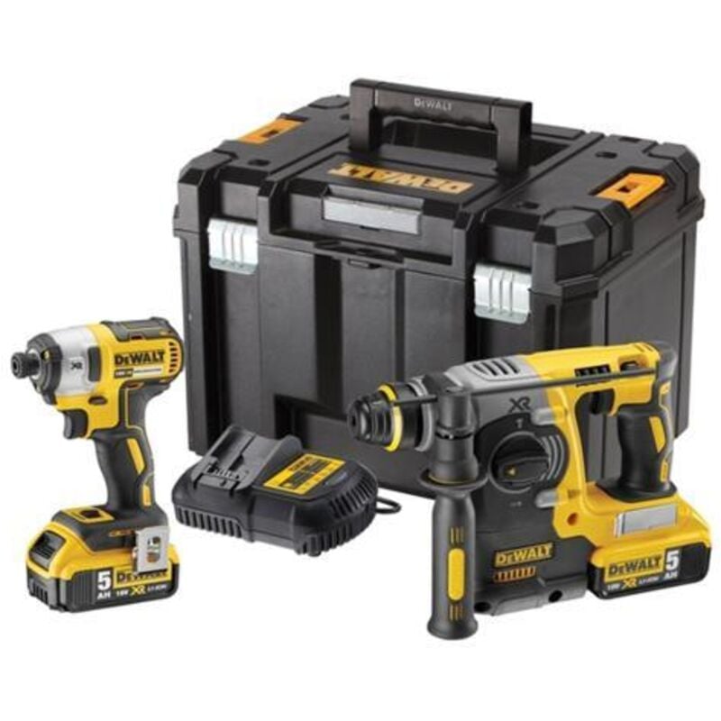 Dewalt Dck2050e2t 18V Xr Brushless Gen3 Compact Combi & Impact Driver