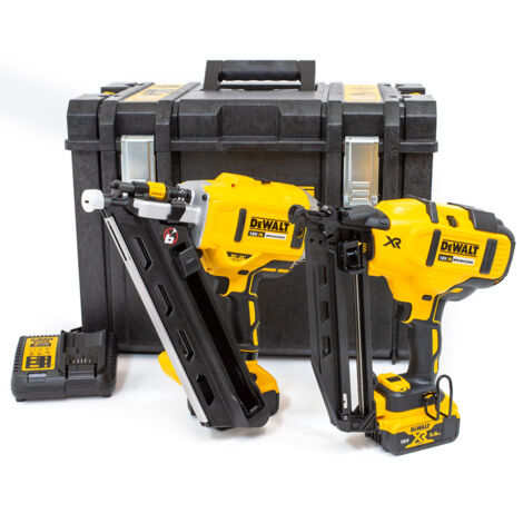 DeWalt DCK264P2 18v XR 1st Fix Nailer & 2nd Fix Nailer Kit with 2 x 5.0Ah
