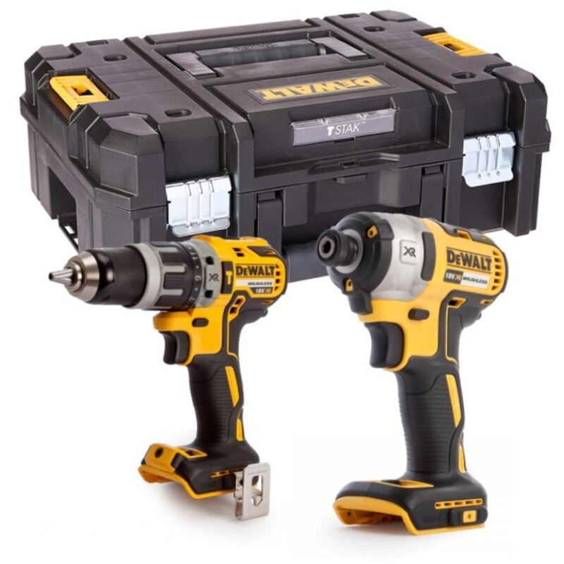 Kit d'électroportatifs DeWALT DCK266NT Perceuse à Percussion DCD796 + Visseuse à Chocs DCF887 TSTAK II - vue 2