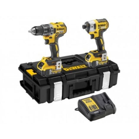 DeWALT DCK266P2-QW Akku-Set DCD796 / DCF887 (18V/2x5,0Ah) +Koffer