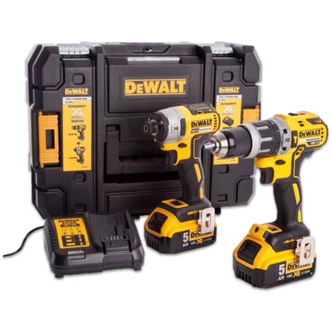 DeWalt DCK266P2T XR Brushless Twin Pack 18 Volt 2 x 5.0Ah Li-Ion