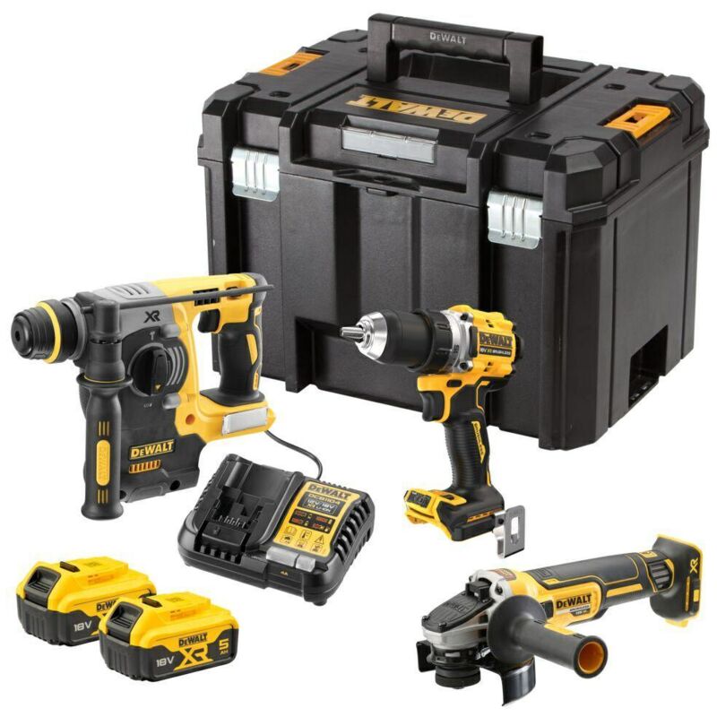 Kit 3 outils XR 18V 5AH Brushless DEWALT DCK330P2T QW