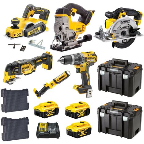 Dewalt DCK655P3T 18V 3 X 5.0AH LI-ION XR Cordless 6 Piece Kit